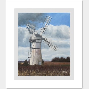 Thurne Dyke Drainage Mill Posters and Art